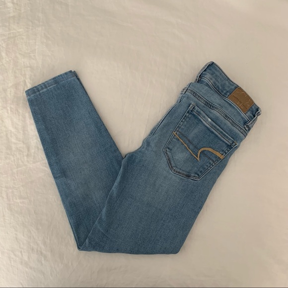 American Eagle Outfitters Denim - **SOLD** American Eagle Blue Hi-Rise Ne(x)t Level Stretch Jeggings